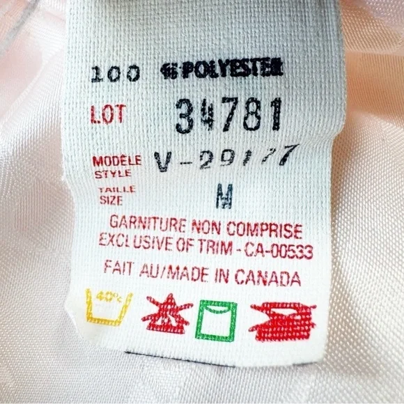 VTG La Vie En Rose Light Pink Satin Teddy Strappy
Bodysuit M Romantic Coquette - Picture 8 of 8